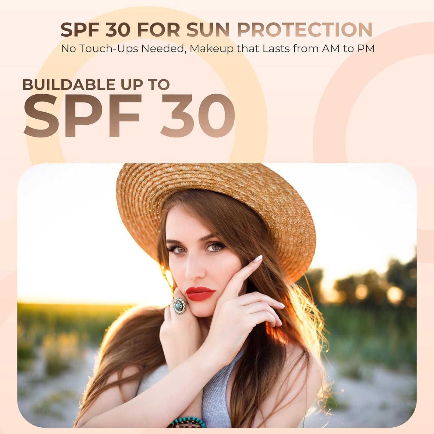 Foundation Powder Refill (Pink Bisque) (1 Ounce Bag) By Sweet Face Minerals, Lightweight Mineral Loose Makeup Powder with SPF 20, Full Coverage Flawless Finish, Talc-free, Cruelty-Free, Refill Pouch