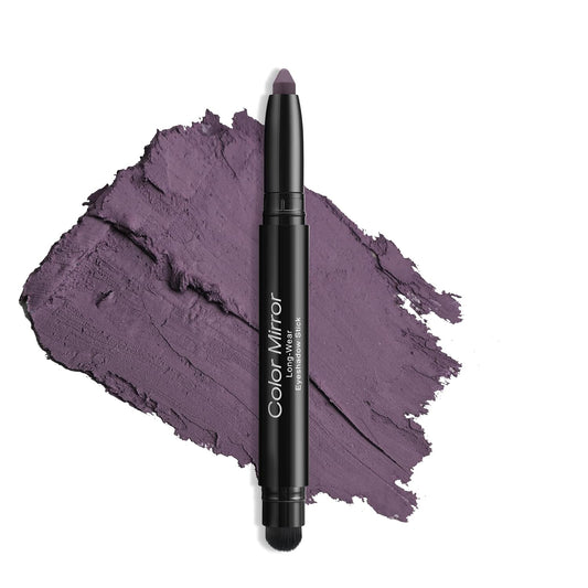 Longwear Cream Eye Shadow Sticks (67 Amethyst Matte),Smudge-Proof, Waterproof Eyeshadow,Silky Formula Glitter With Makeup Brush,Dark Purple | alldaygood beauty