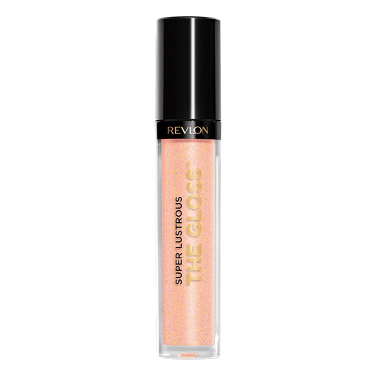 Revlon Super Lustrous Lip Gloss, Non-Sticky, Hydrating, High Shine Finish, 205 Snow Pink, 0.13 oz | alldaygood beauty
