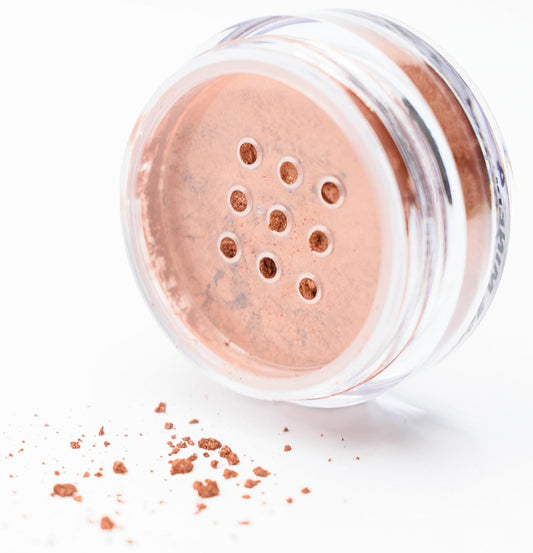 Copper Light Bronze Pink Mocha Brown Vegan Loose Eyeshadow Powder Pigment, Single Glitter Mineral Dust Jar Pot, Talc & Paraben Free, No Animal Testing & Cruelty Free | alldaygood beauty