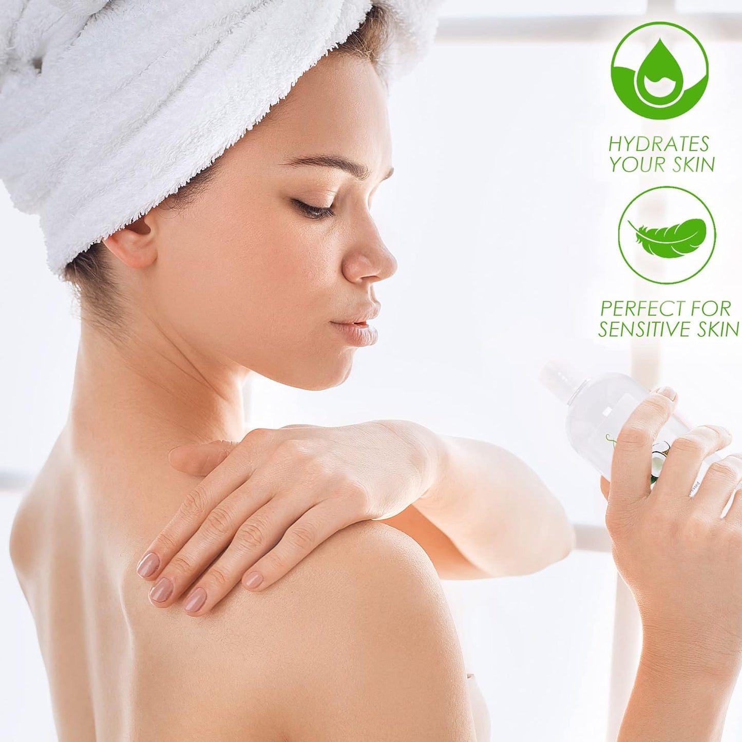 Soapeauty FRACTIONATED COCONUT OIL Cold Pressed Refined | 100% Natural Available in Bulk | Carrier for Essential Oils, Face, Skin, Hair Moisturizer, Soap Making | 32 fl oz