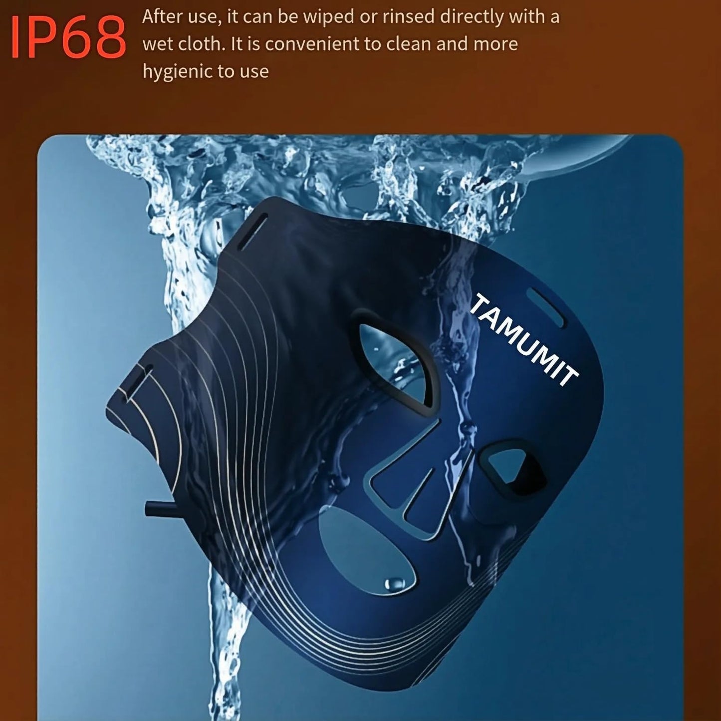 LED Light Therapy Mask for Woman 4 Professional Wavelengths, Facial Skin Care Mask,Red Light Therapy for Face,660 NM & 460 NM & 850 NM Wavelength for Home Use, Body Beauty Machine for Care at Home