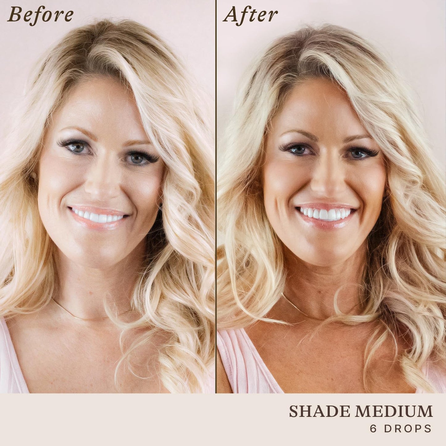 Self Tanning Drops - USA Made with Natural & Organic Ingredients, Medium Face Tanning Drops to Add to Lotion, Moisturizing Bronzing Tanner for Face & Body, Toxin Free Tanner for Fake Tan