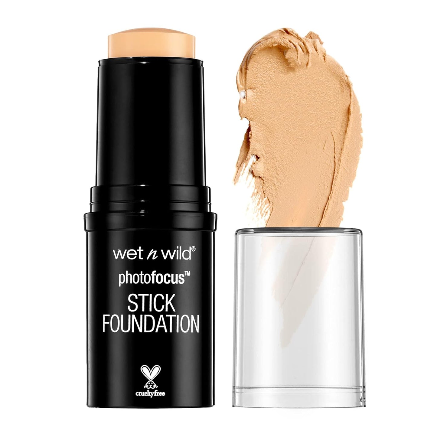 wet n wild Photo Focus Matte Foundation Stick Makeup Shell Ivory & Soft Ivory | Vegan & Cruelty-Free