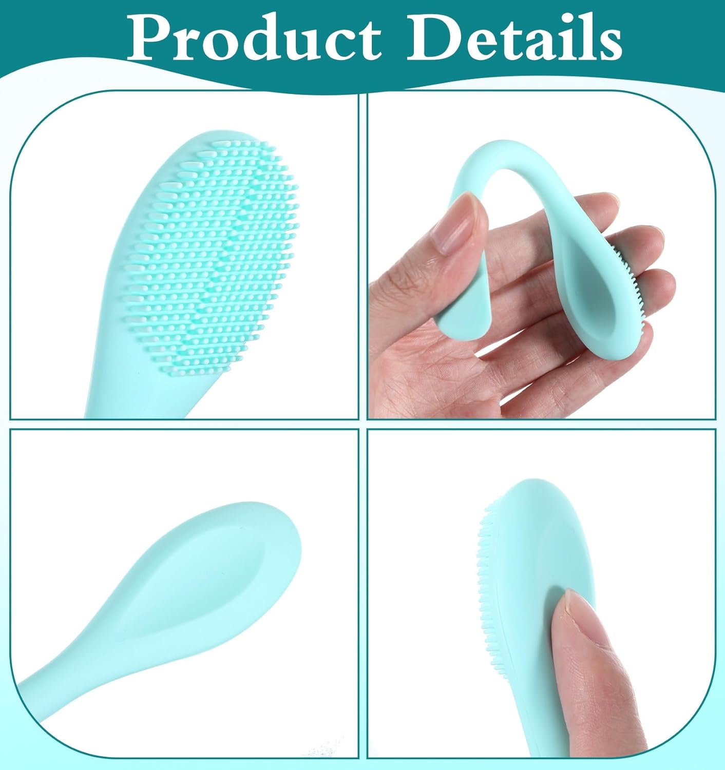 3 Pcs Mask Spatula, Pore Polishing Wand, Double-Head Silicone Mask Applicator for Smooth Skincare & Makeup Application (Multi-Colored)