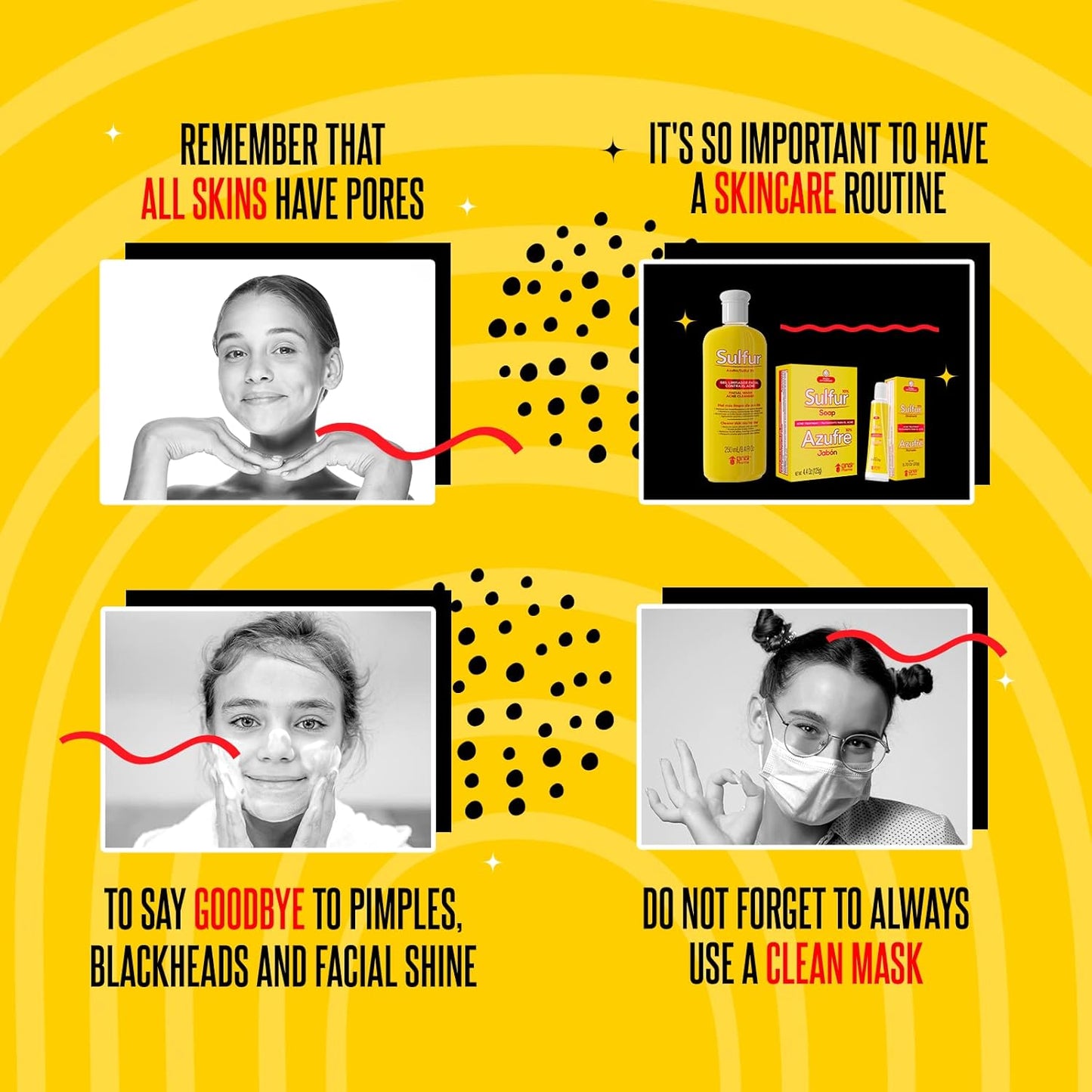 Biosulfur Grisi Acne Treatment: Fights Pimples, Blackheads, Blemishes, Improves Damaged Skin from Acne Scars, Prevents Breakouts, Keeps Pores Clear, Controls Oil, Sulfur Ointment, 0.70 Ounce, 2-Pack