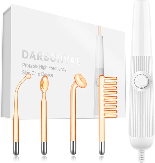 High Frequency Facial Device DARSONVAL High Frequency Facial Wand Micro-Care Skin Care