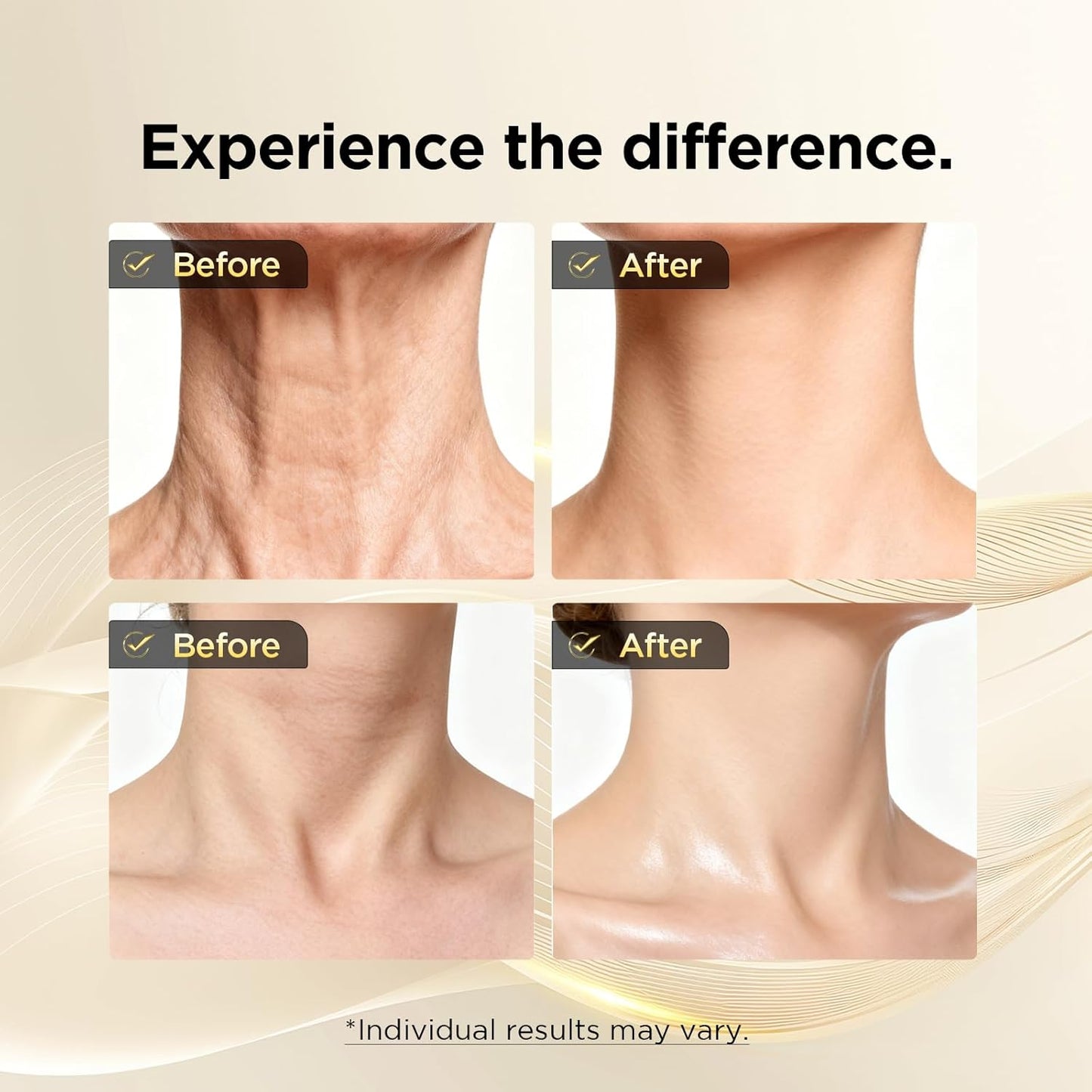 Neck Cream - Retinol & Collagen Neck Firming Cream for Wrinkles, Moisturizing and Anti-Aging, Perfect for Neck & Décolleté Skin Care - 1.7 fl.oz