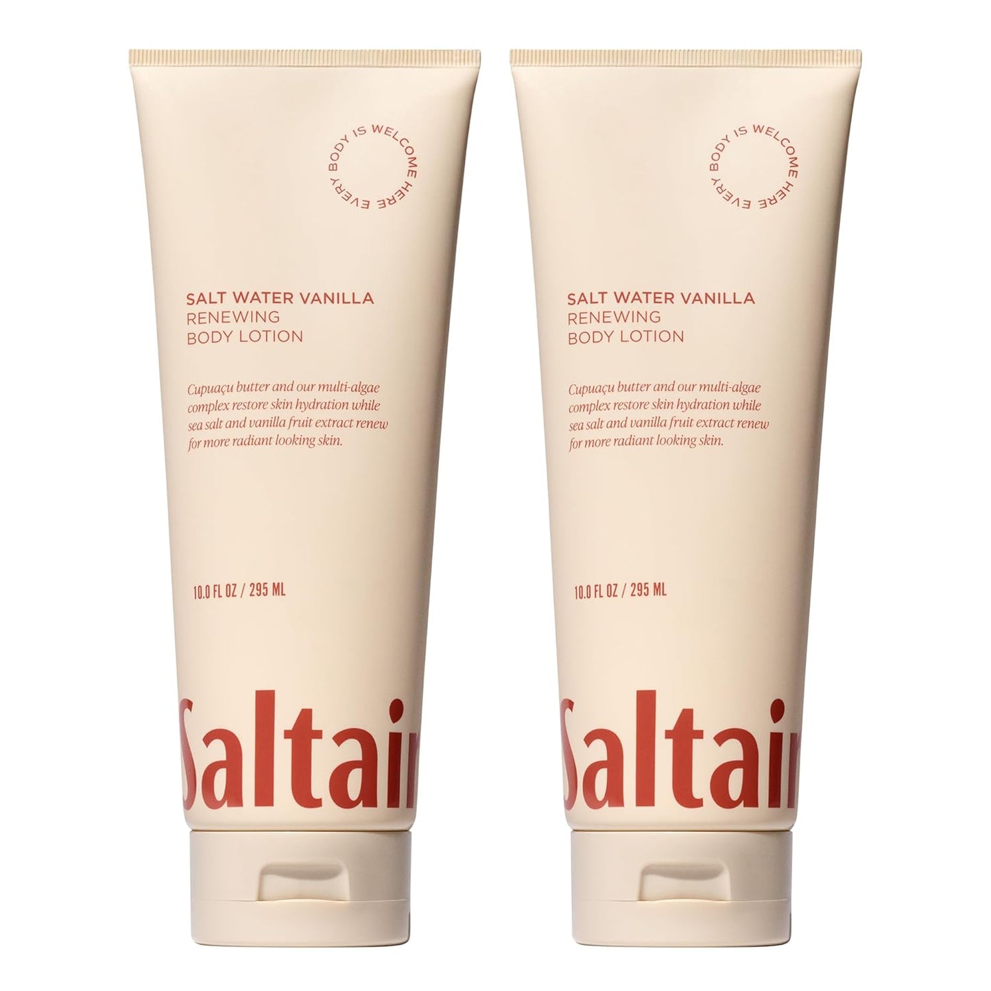 Saltair Body Lotion - 2 Pack Moisturizing Lotion For Dry Skin. Salt Water Vanilla Scented Hydrating Body Cream with Nourishing Moisturizer Formula. Skin Care for Women and Men. 2x 10oz Tubes