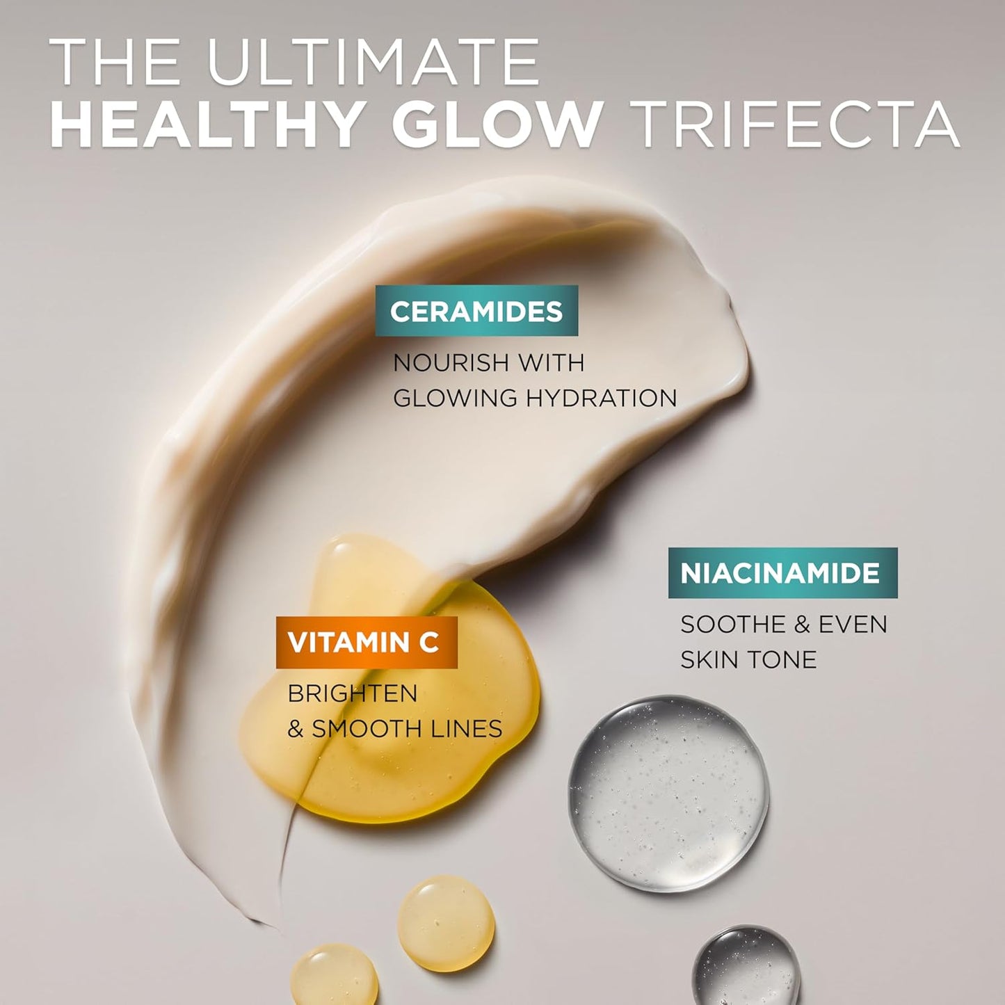 L'Oreal Paris Bright Reveal Vitamin C Glow Moisturizer, Supercharged Facial Moisturizer to Brighten Skin, Even Tone and Hydrate for 72HRs, Includes SPF 50 Sample