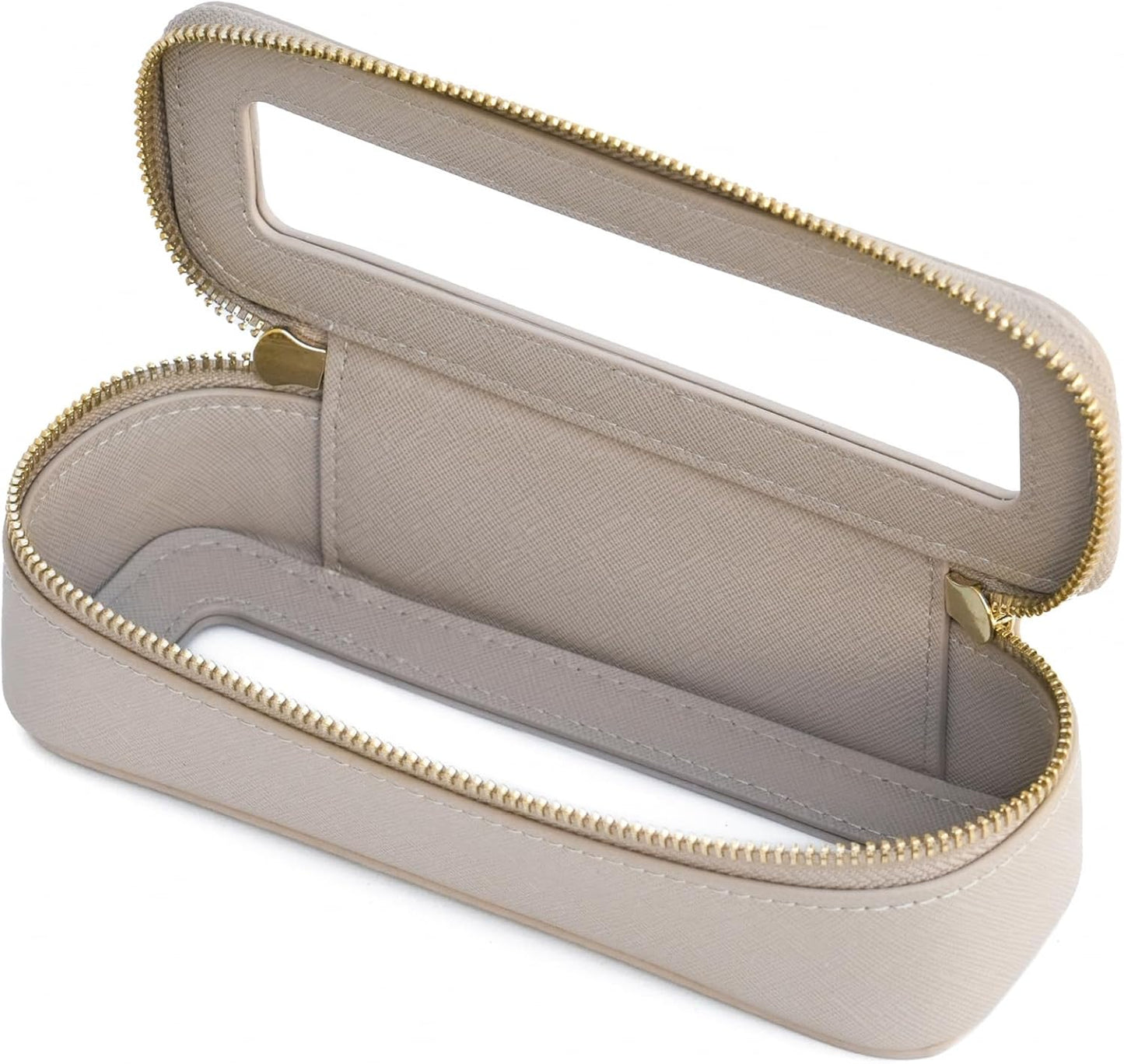 Popvibe Clear Makeup Bag Travel Cosmetic Case Transparent Toiletry Bag with Zipper, Portable Make Up Organizer Traveling Compact Car Bag for Essentials