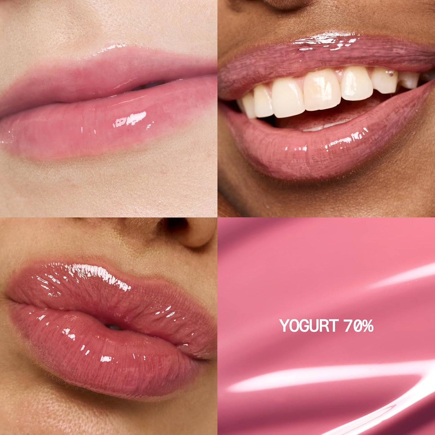 3D Voluming Gloss 70% (Rich) | Yogurt 70% | High Shine, Non-Sticky Lip Gloss for Makeup | Long-Lasting, Moisturizing Gel Formula | 30%, 70% Pigment Options | 5.3g