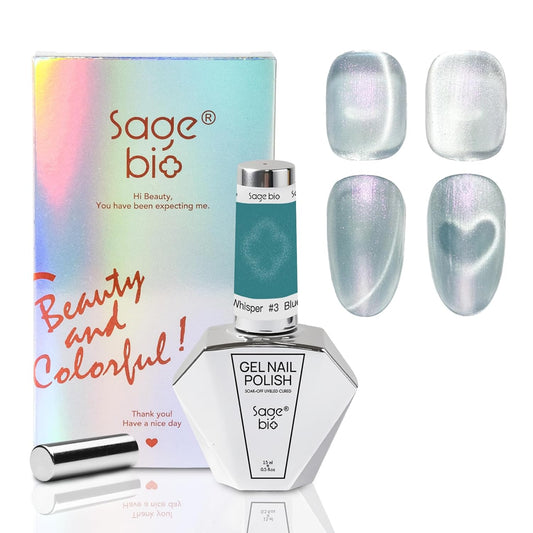 15ml Cat Eye Gel Nail Polish with Magnet Shimmer Glass Bead Effect 02 | alldaygood beauty