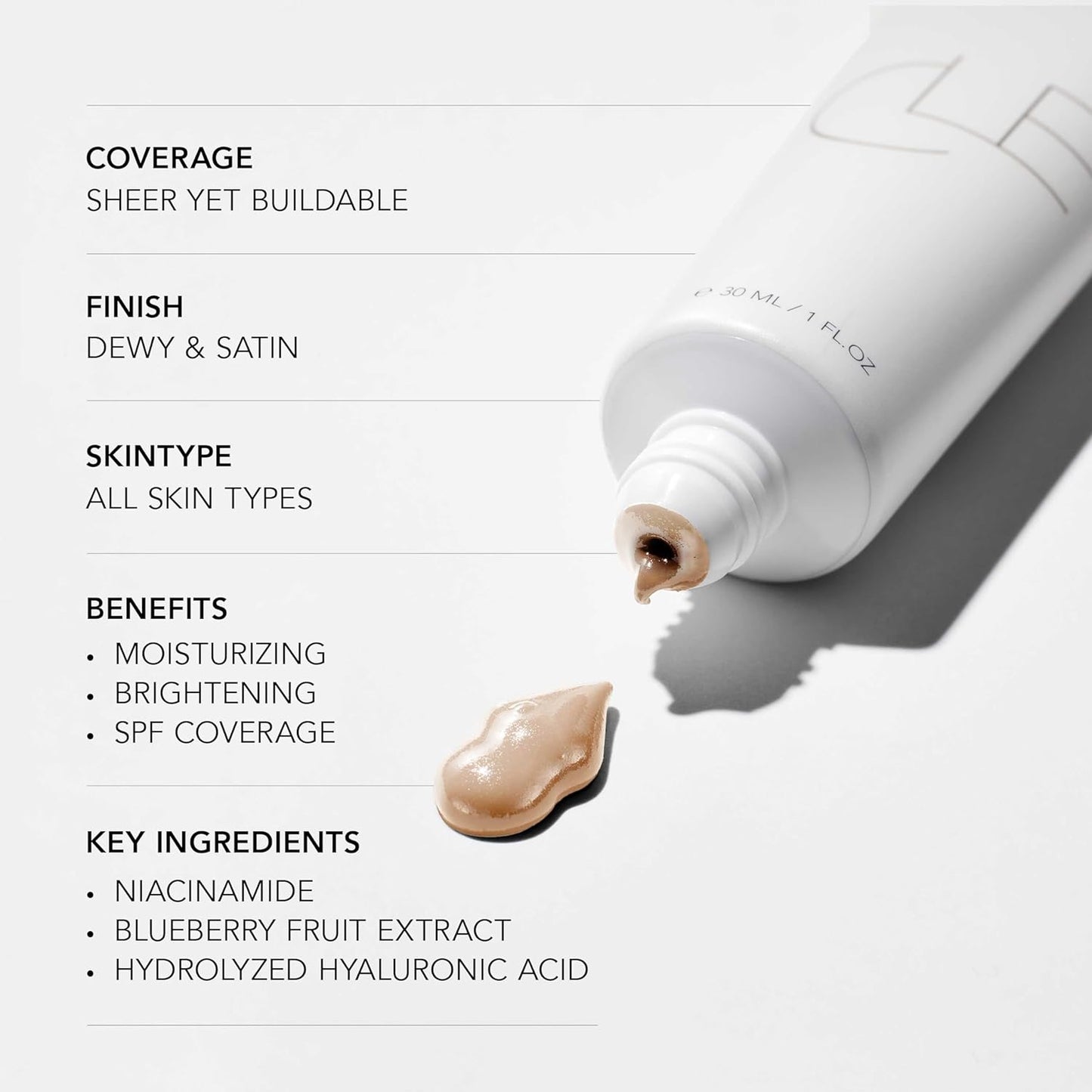 CLE Cosmetics CCC Cream (Golden Medium Deep 403 / SPF 50) - Hydrating, Light to Medium Coverage Foundation with Sunscreen - BB & CC Cream Hybrid - 1 fl oz