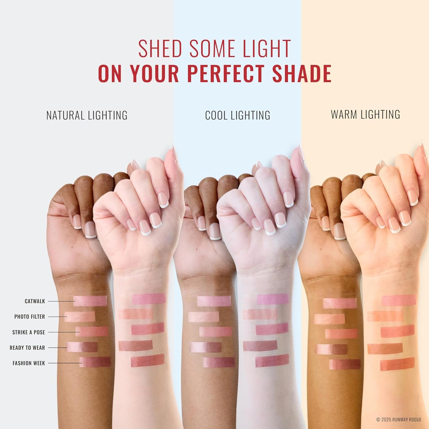 Runway Rogue LuxGloss Lip Gloss, High-Pigment Shimmery Soft Pastel-Pink Lip Gloss, ‘Catwalk’