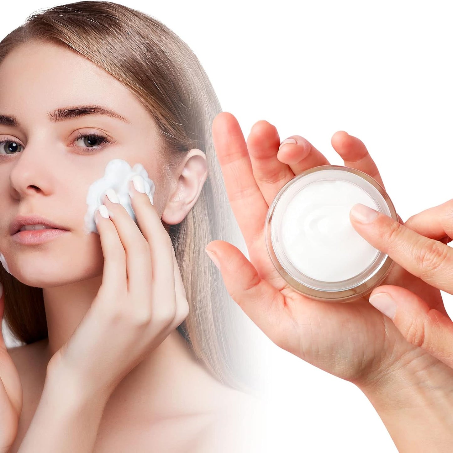 Patelai 4 Pieces Round Wide-mouth Leak Proof Plastic Container Jars with Lids for Travel Storage Makeup Beauty Products Face Creams Oils Salves Ointments DIY Making(1 Ounce,Gold)