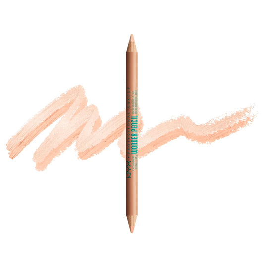 NYX PROFESSIONAL MAKEUP Wonder Pencil, Multi-Use Micro Highlighter & Concealer Stick - Medium Peach
