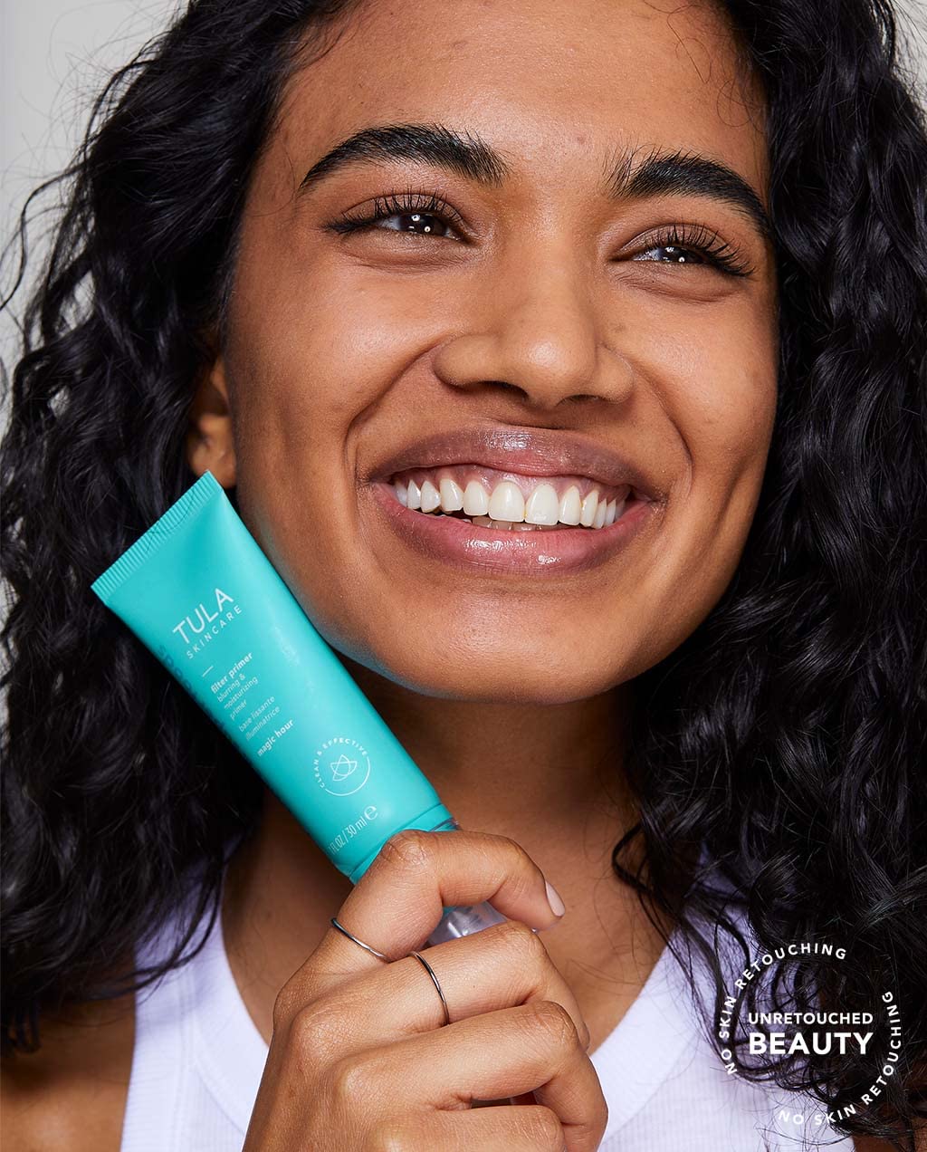 TULA Skin Care Face Filter Blurring and Moisturizing Primer - Magic Hour, Evens the Appearance of Skin Tone & Redness, Hydrates & Improves Makeup Wear, 1fl oz