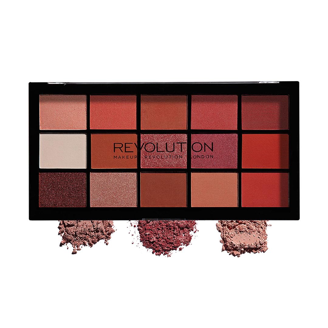 Makeup Revolution Eyeshadow Palette, Reloaded Iconic Newtrals 2, Face Make Up, Compact Eye Shadow Palette by Revolution Beauty