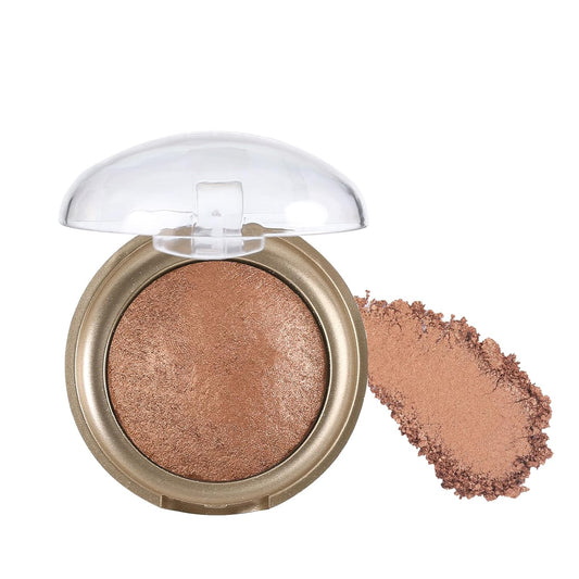 Baked Highlighter Contour Powder Sheer Pearl Shimmer Shades for Face Highlighter Makeup Brighten Up (306-Solar) | alldaygood beauty