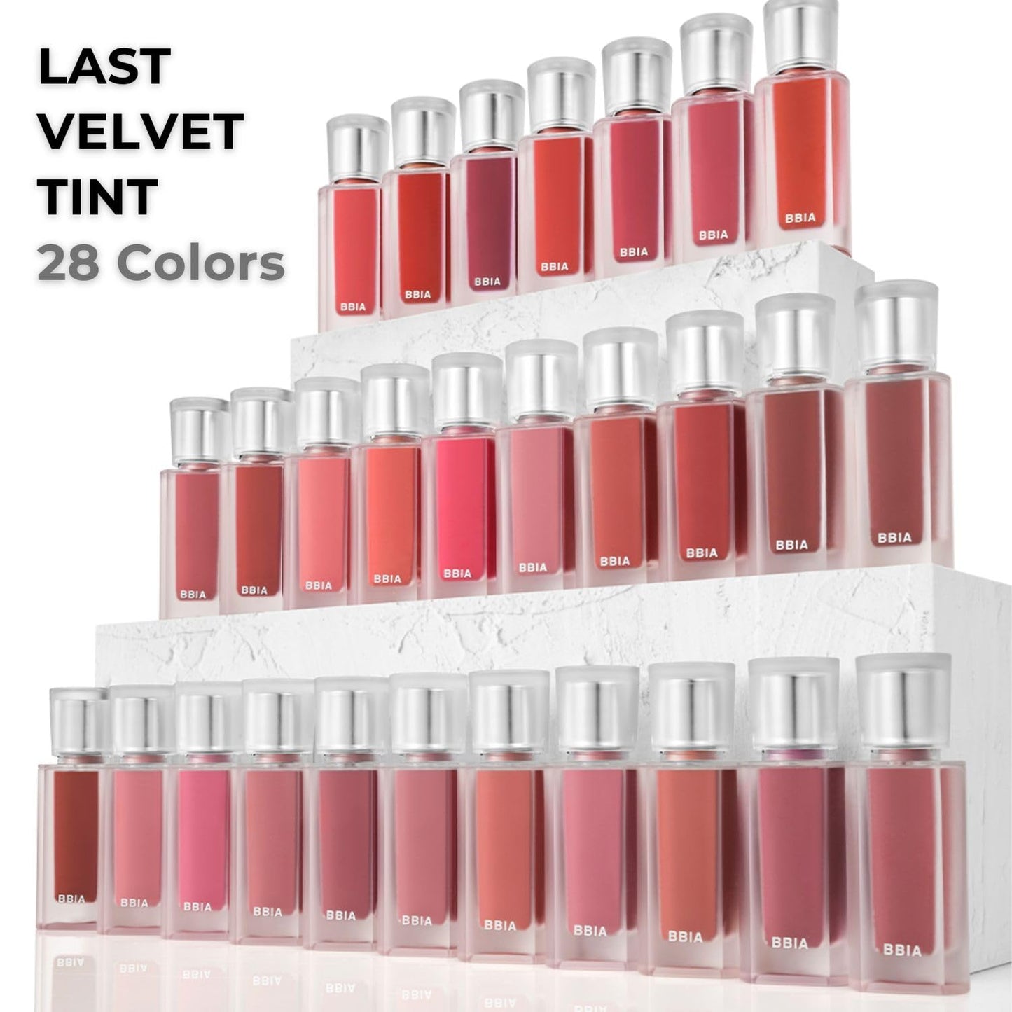 BBIA Last Velvet Tint NEW - Soft Creamy Matte Finish Lip Stain, Blur Effect & Velvety Texture, Long-Lasting, High Pigment, Non-Drying, Vegan, Korean Lip Makeup (V42 SO GOOD FIG, Pack of 1)