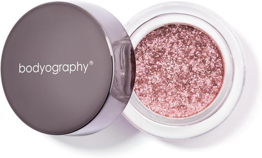 Bodyography Glitter Pigments Eyeshadow, Solar Flare (Bronze Rose) | alldaygood beauty