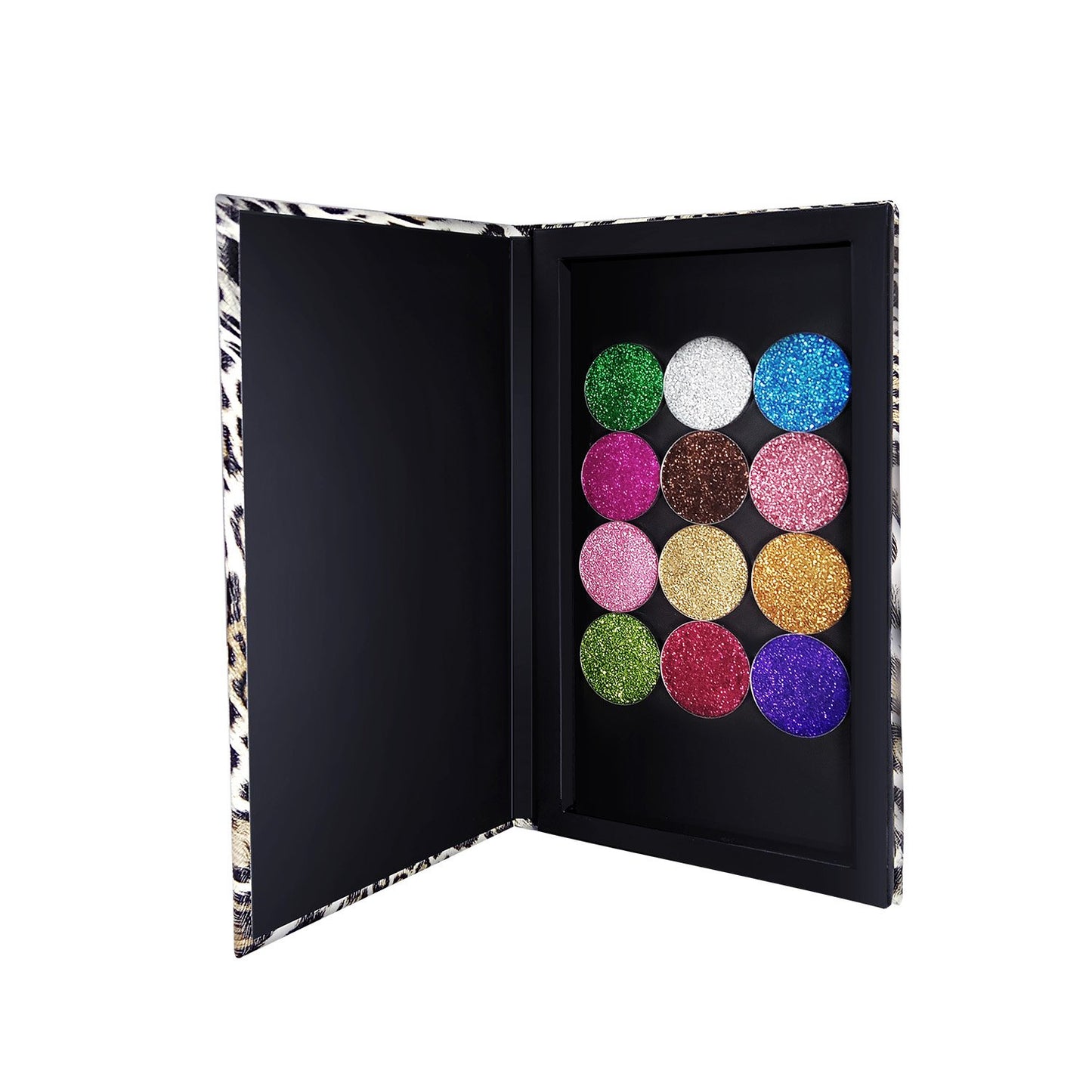 Magnetic Makeup Palette Leopard Empty Makeup Palette for Eyeshadow Lipstick Blush Powder
