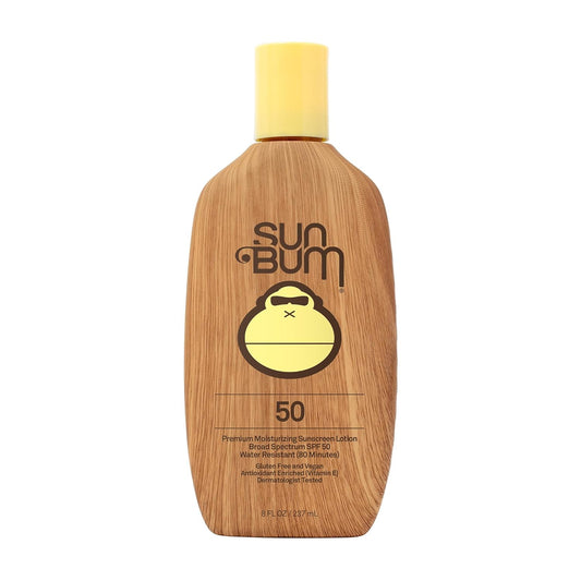 Sun Bum Original SPF 50 Sunscreen Body Lotion - Broad Spectrum Moisturizing Sunscreen with Vitamin E - Hawaii 104 Act Compliant (Made without Octinoxate & Oxybenzone) - 8 oz | alldaygood beauty