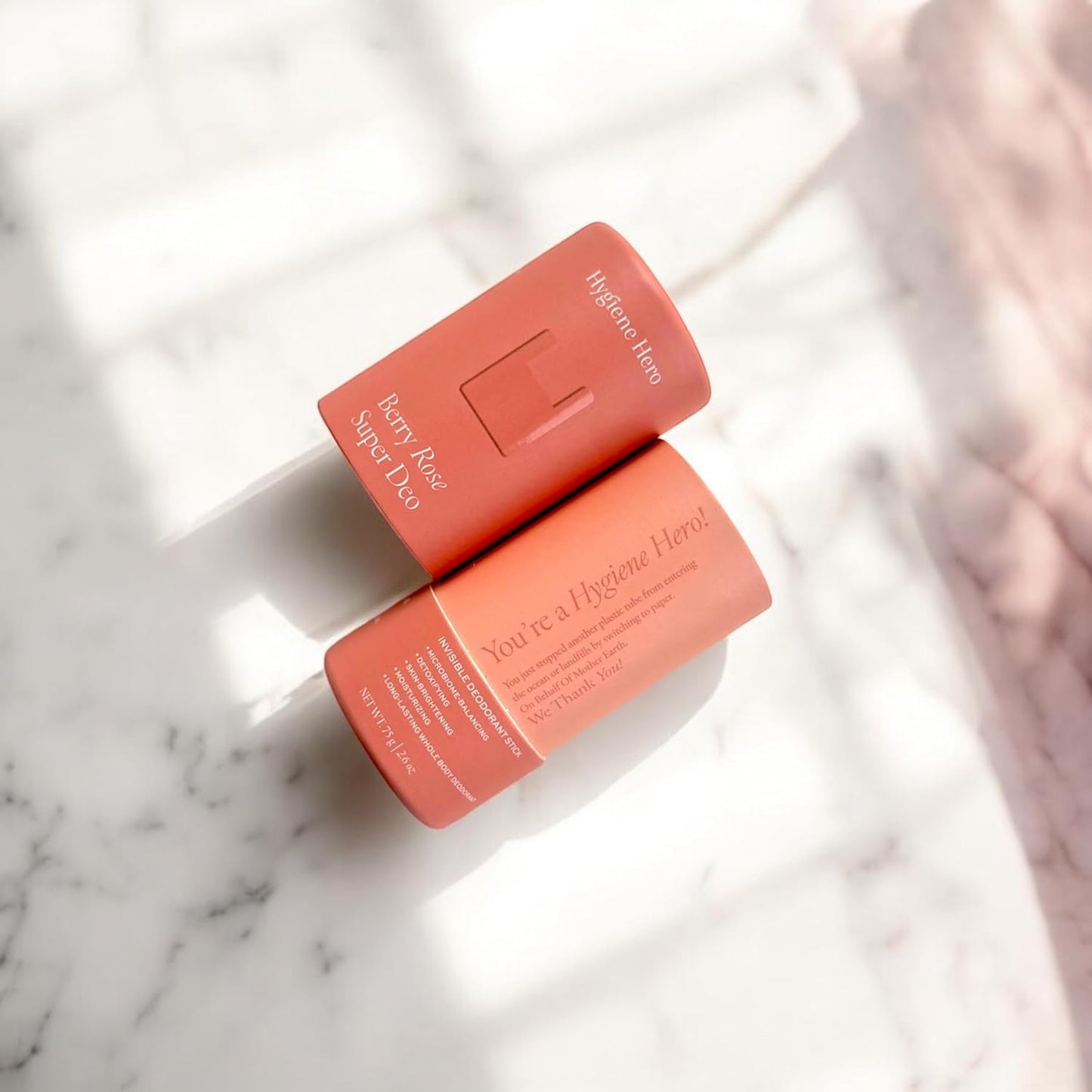 Super Deo - Berry Rose | Invisible Deodorant Stick | Natural Deodorant for Men and Women | Aluminium Free | Mitigate Ingrown Hair | Red Currant and Winter Rose Scent