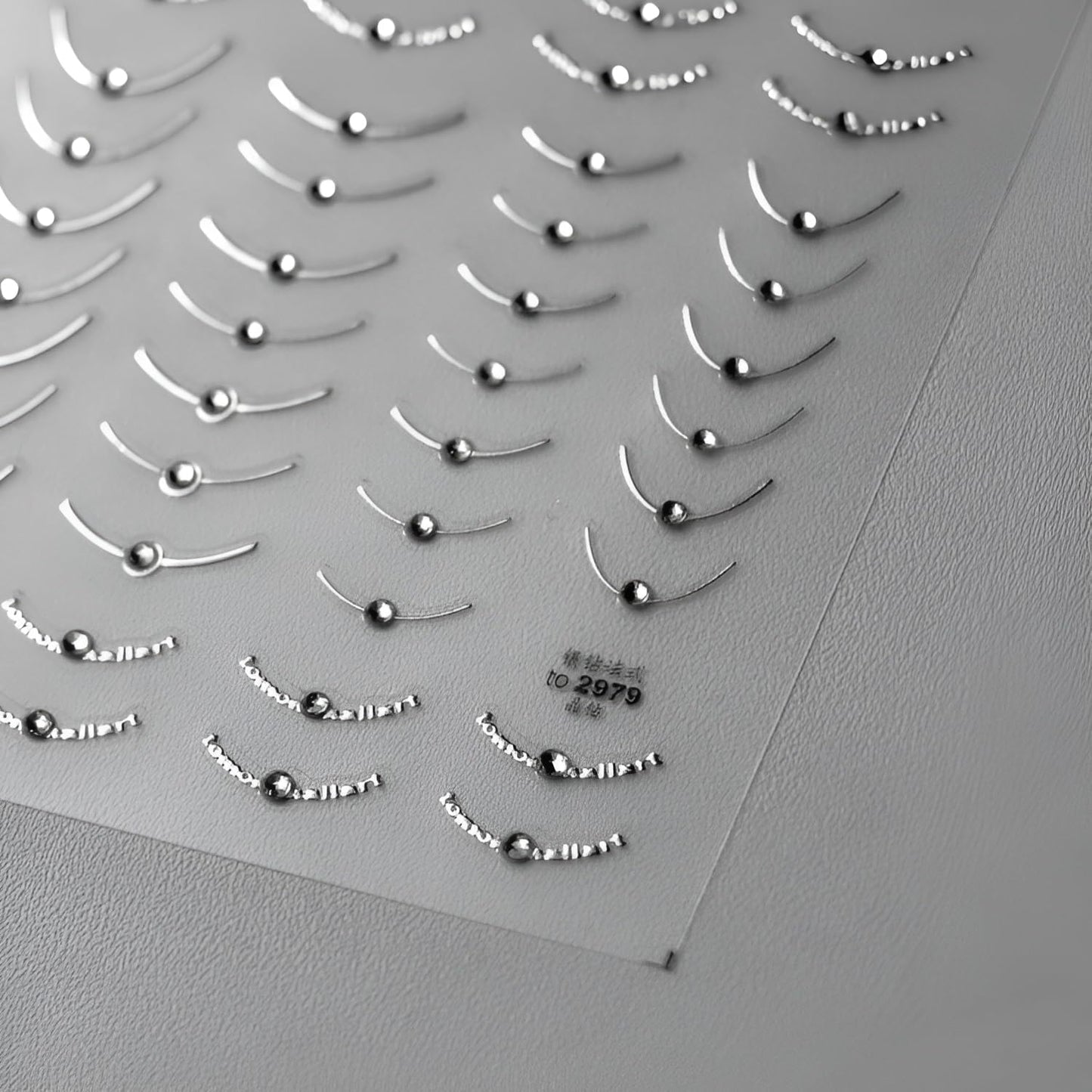 5D Embossed French Tip Nail Art Stickers Silver Gold Nail Stickers for Nail Art Self Adhesive Stripe Nail Decals with Rhinestone Design French Tip Nail Art Supplies for Women Girls