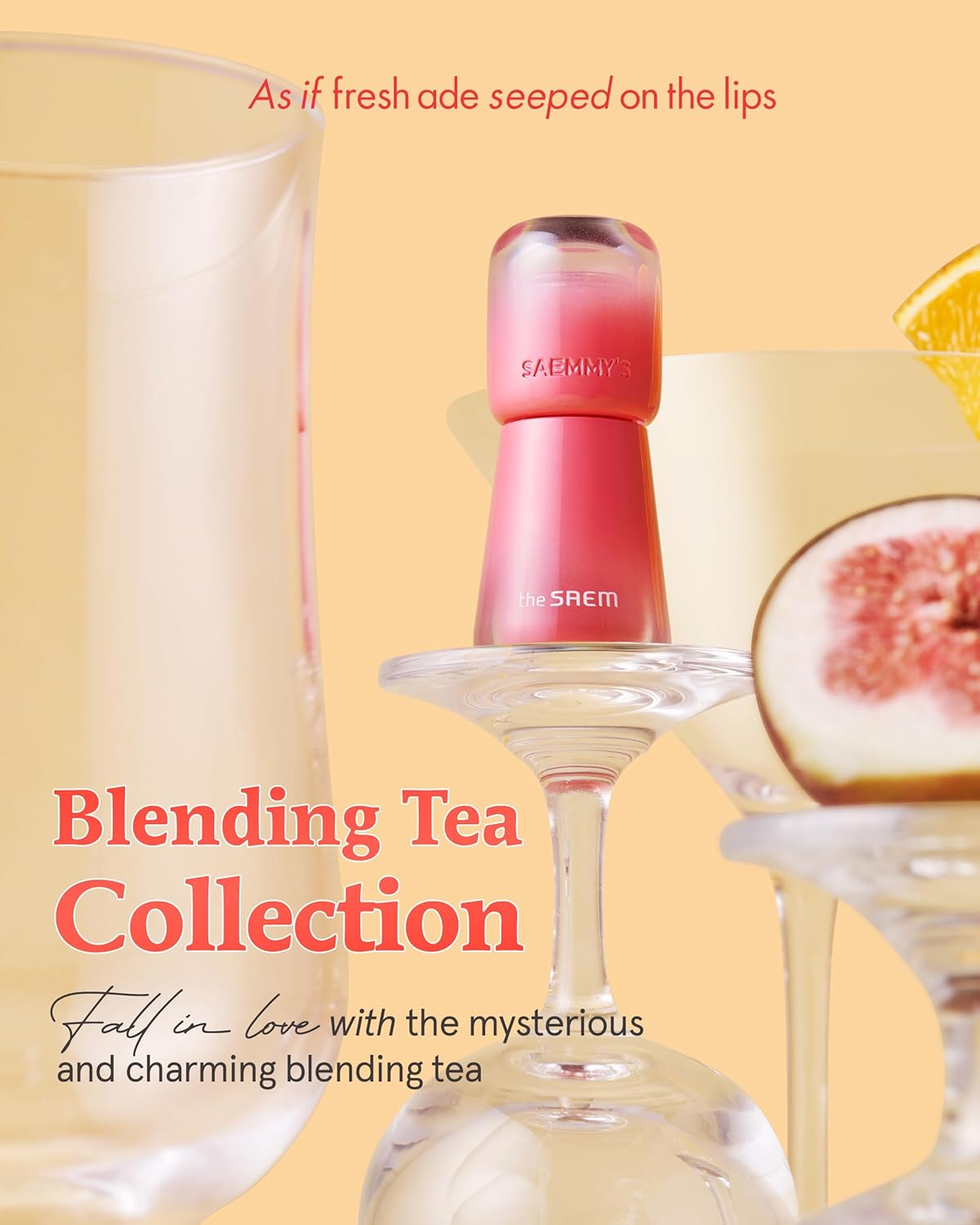 THESAEM Saemmy's Ade Shot Tint (01, 06) - Korean Lip Titnt, Water Gel Lip Stain with Plump Glowy Moisturizing Finish, Buildable Radiant Gloss, Long-Lasting Comfort, 0.1 fl.oz.