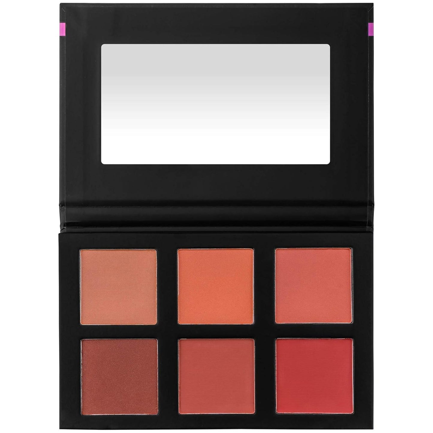 SHANY Shimmer & Matte Powder Blush Makeup Palette with Mirror - 6 Color Makeup Blush Palette - BLUSH