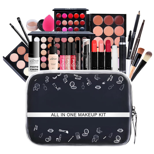 Makeup Kit for Women Full Kit, 24PCS Multi-Purpose Makeup Kit All-in-One Makeup Gift Set Makeup Essential Starter Kit, Compact and Lightweight Design for Girls, Women | alldaygood beauty