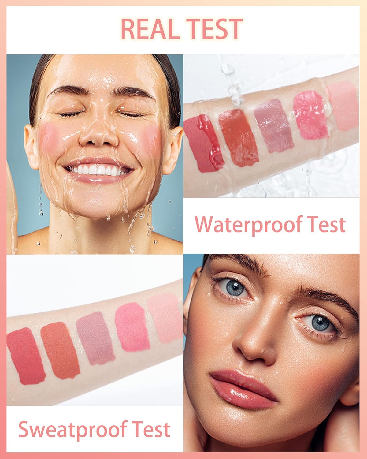 Velvet Liquid Blush Wand, Creme Blush Makeup Stick,Blush Beauty Makeup Dual Use for Cheeks & Lips, Long-Wearing,Dewy Finish,Skin Tint Blush, Contour Blush Wand,Thanksigiving Gift for Women-03