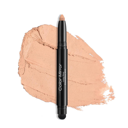 Longwear Cream Eye Shadow Sticks(41 Camel Matte), Smudge-Proof, Waterproof Eyeshadow,Silky Formula Glitter With Makeup Brush,Nude Eyeshadow Stick | alldaygood beauty