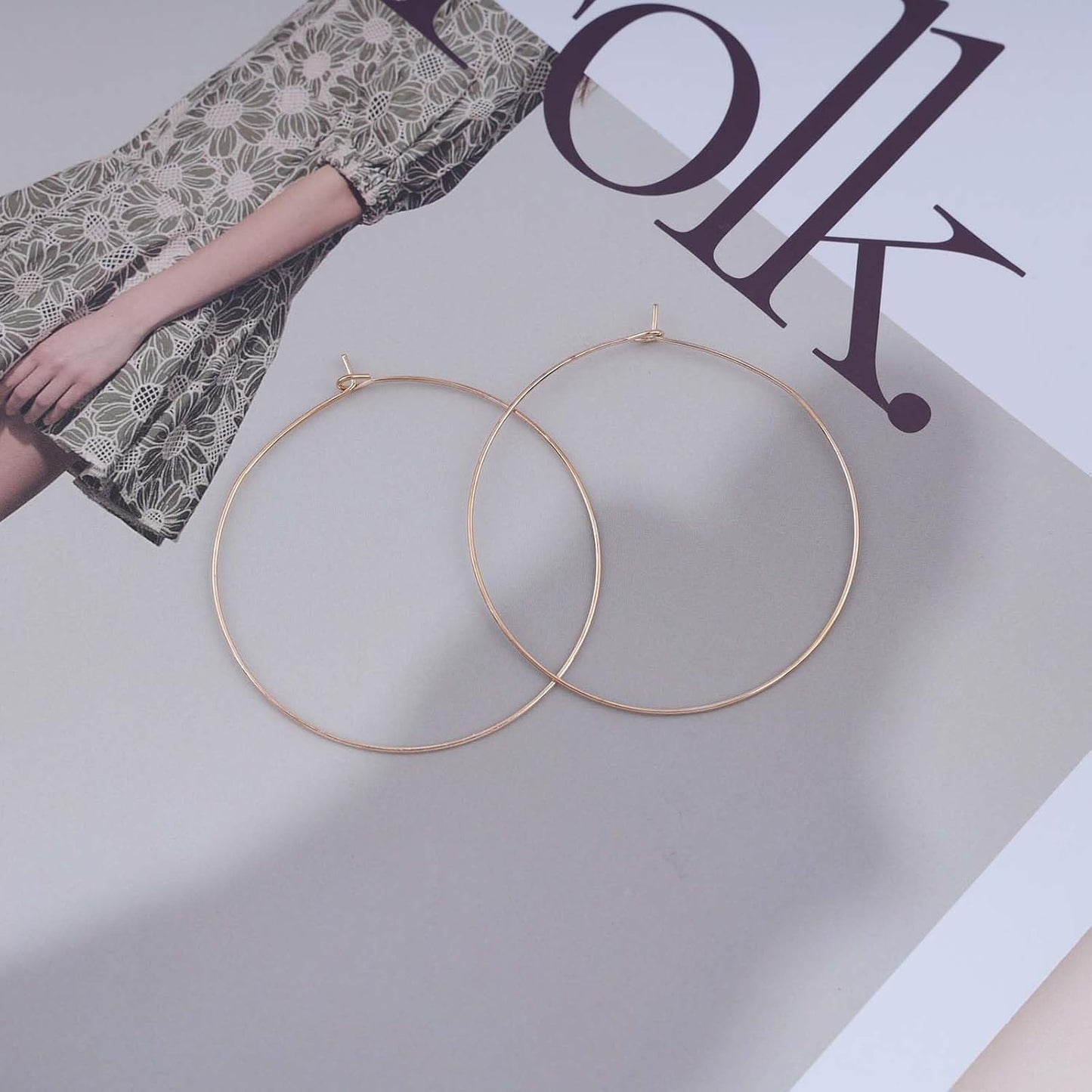 Vintage Circle Dangle Earrings Gold Large Circle Earrings Exaggerated Hollow Circle Hoop Earrings Open Circle Geometric Earrings Jewelry for Women