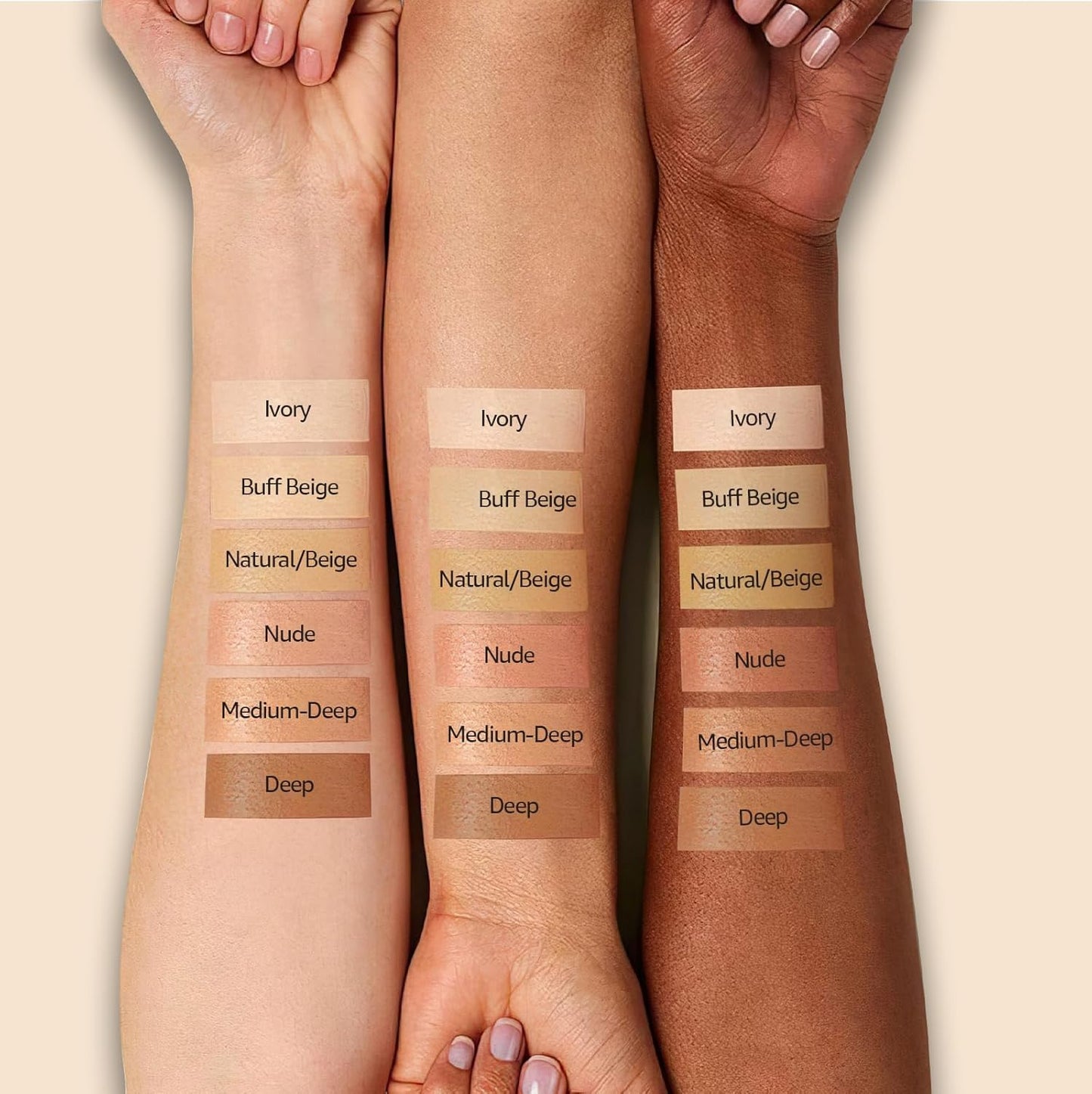 Mushroom Head Air Cushion CC Cream - BB Cream Foundation Makeup Concealer Moisturizing Oil Control, Long-Lasting & Waterproof, Easy Makeup Even Skin Tone (Ivory, 3.21 Ounce (Pack of 1))