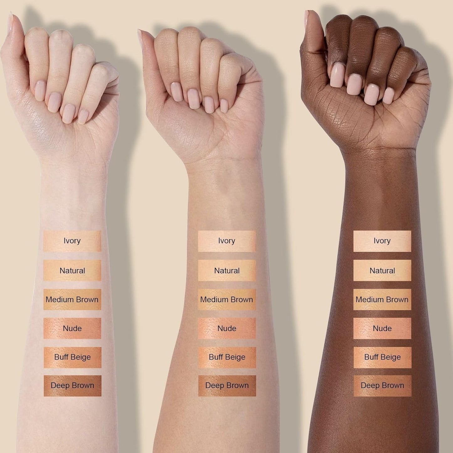 Mushroom Head Air Cushion CC Cream - BB Cream Face Makeup for Mature Skin, Moisturizing Cover Balm Foundation & Long-Lasting Color Correcting Concealer, Even Skin Tone for All Skin Types