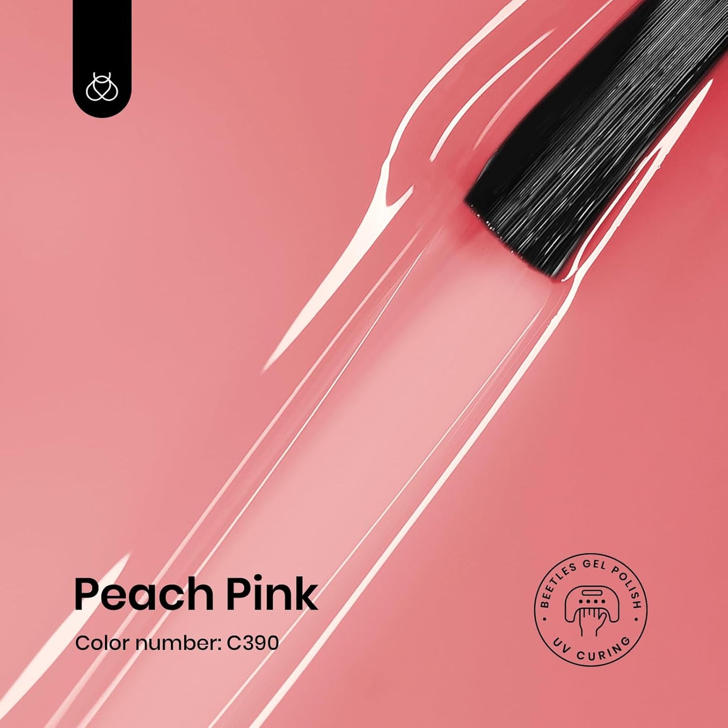 Beetles Nude Pink Gel Nail Polish, 15ml Pink Gel Polish Jelly Nude Color Translucent Nail Gel Nail Concealer Soak Off UV LED Nail Lamp Sheer Polish Nail Art Gifts for Girls Women