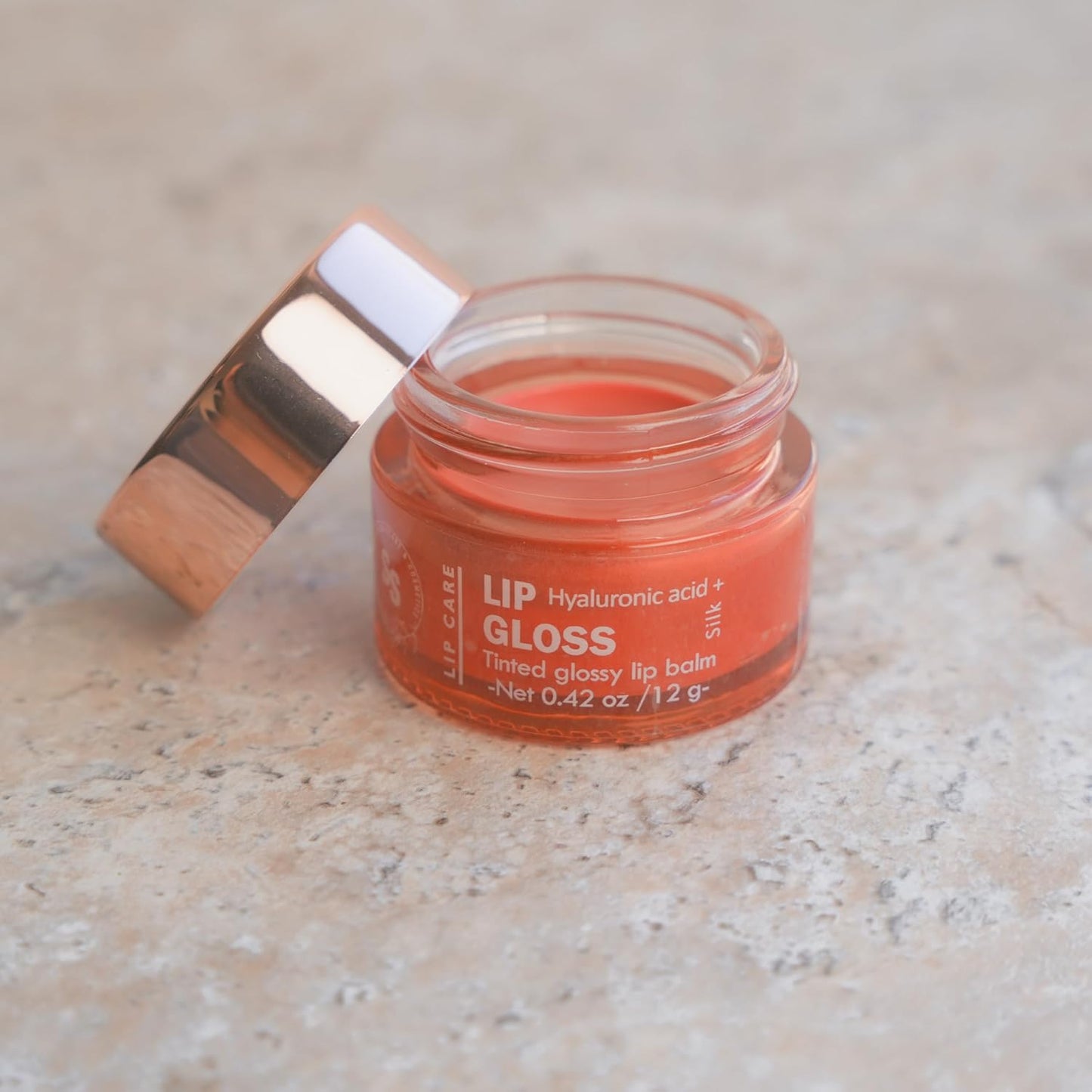 All natural lip balm - for dry, chapped, sensitive lips | with grassfed tallow, Castor oil, CoQ10, Hyaluronic Acid and Silk - Ultra Moisturizing, Conditioning, Organic (0.4 fl oz/12 mL) (Baby Pink)