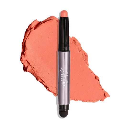 Julep Eyeshadow 101 Cream-to-Powder Waterproof Shadow Stick – Papaya Matte – Long-Lasting, Crease-Proof, Soft Peachy-Orange Matte Cream Eyeshadow with Built-in Smudger | alldaygood beauty