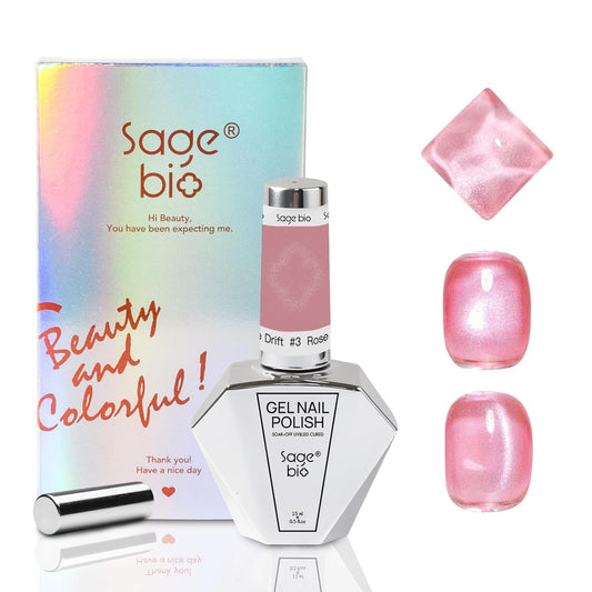 15ml Cat Eye Gel Nail Polish with Magnet Shimmer Glass Bead Effect 11 | alldaygood beauty