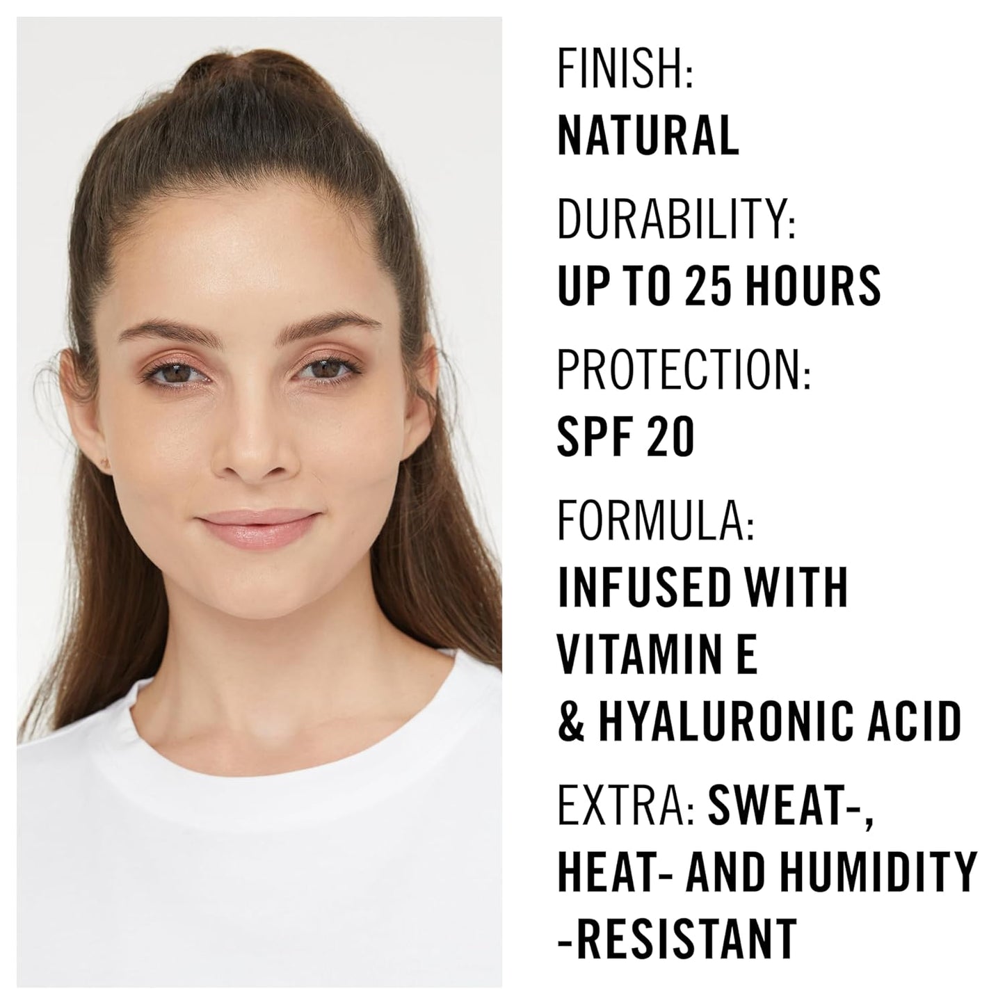 Rimmel London Lasting Finish 25HR - 201 Classic Beige - Foundation, 25-Hour Wear, Full Coverage, Waterproof, 1oz