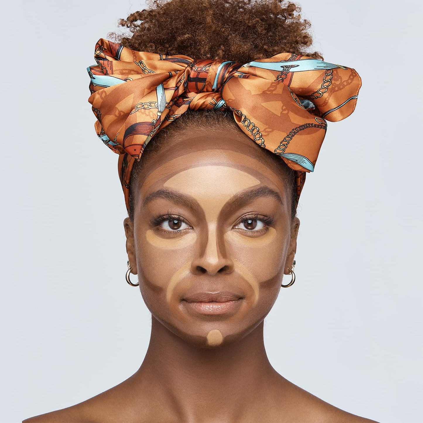 Ruby Kisses HD Brush Concealer & Foundation, Full Coverage, Color Correcting, Highlight, Contour 3 Pack (Rich Gold Bronzer)