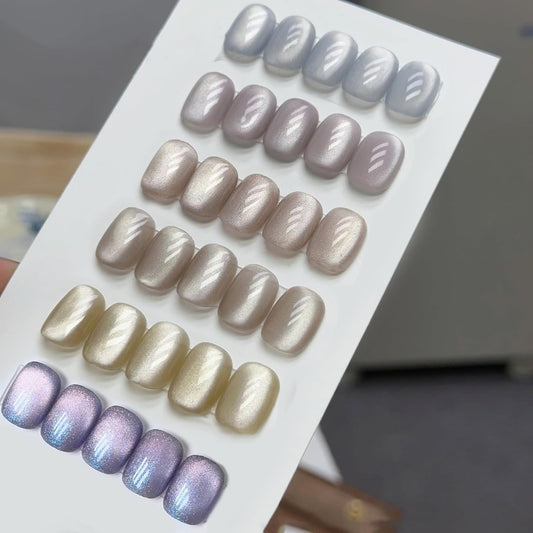 Born Pretty Magnetic Gel Nail Polish Set,Cat Magnetic Eye Gel Jelly Glass Crystal Magnetic Gel Polish Nail Art Manicure Kit 6PCS | alldaygood beauty