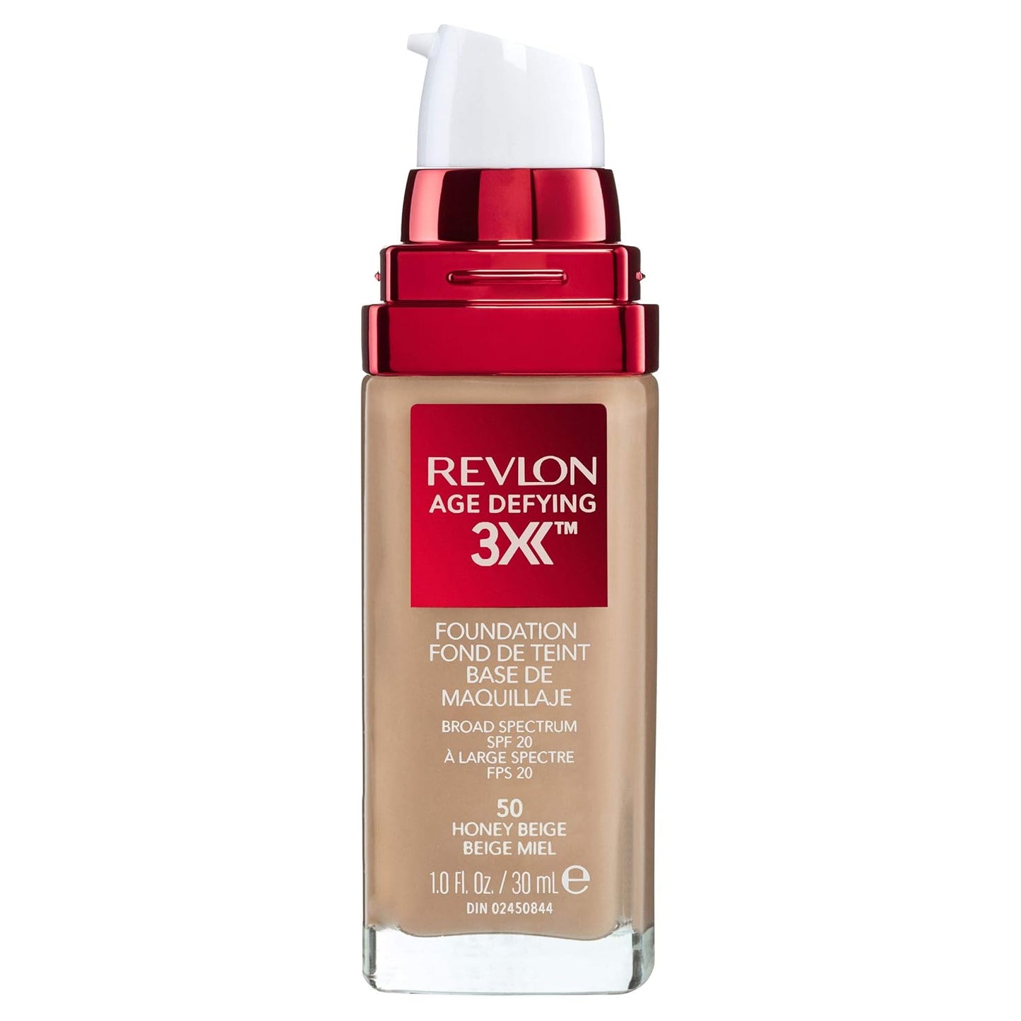 New Item REVLON AGE DEFYING ANTI AGING FOUNDATION 1.0 OZ REVLON/AGE DEFYING FIRMING+L IFTING FOUNDATION (HONEY BEIGE) 1.0 OZ (30 ML)