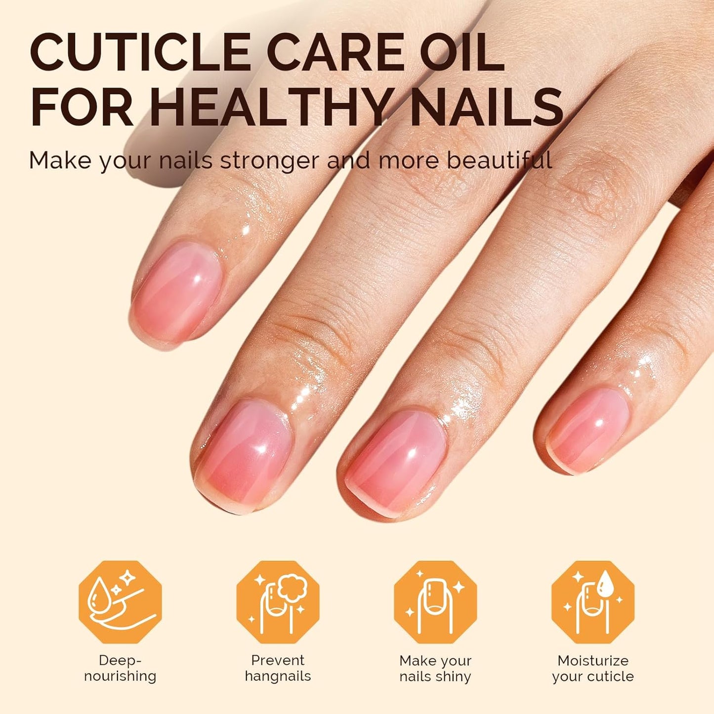 MelodySusie 15Pcs Cuticle Oil Pen Set,Nail Moisturizing Cuticle Oil Enriched with Vitamin E,Softens and Repairs cuticles,Nail Strengthener,Protects Damaged Skin,Thin Nails