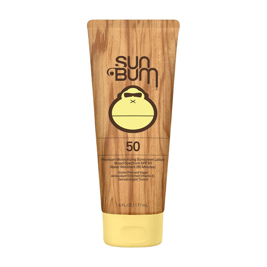 Sun Bum Original SPF 50 Sunscreen Body Lotion - Broad Spectrum Moisturizing Sunscreen with Vitamin E - Hawaii 104 Act Compliant (Made without Octinoxate & Oxybenzone) - Travel Size - 3 oz | alldaygood beauty