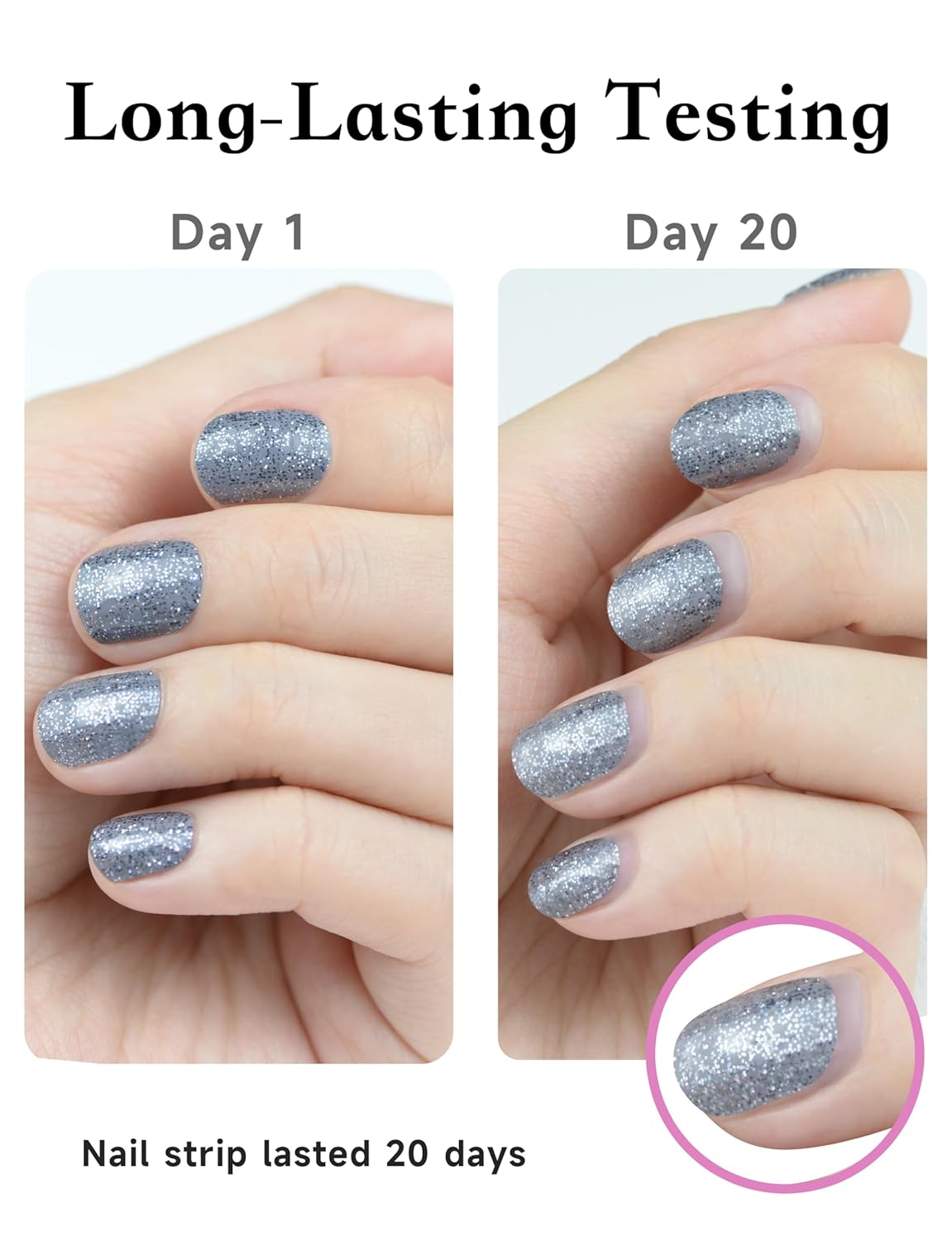 Nail Polish Strips, 44PCS Salon Quality Wraps with Top Coat, Long Lasting Gel Nail Stickers for Women Easy Apply& Remove (Eating Gingersnap Yellow)