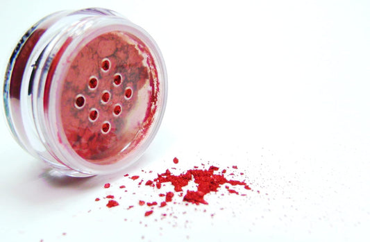 Beautiful Deep Mauve Burnt Copper Velvet Red Vegan Loose Eyeshadow Powder Pigment, Single Glitter Mineral Dust Jar Pot; Talc, Paraben & Cruelty Free, No Animal Testing | alldaygood beauty